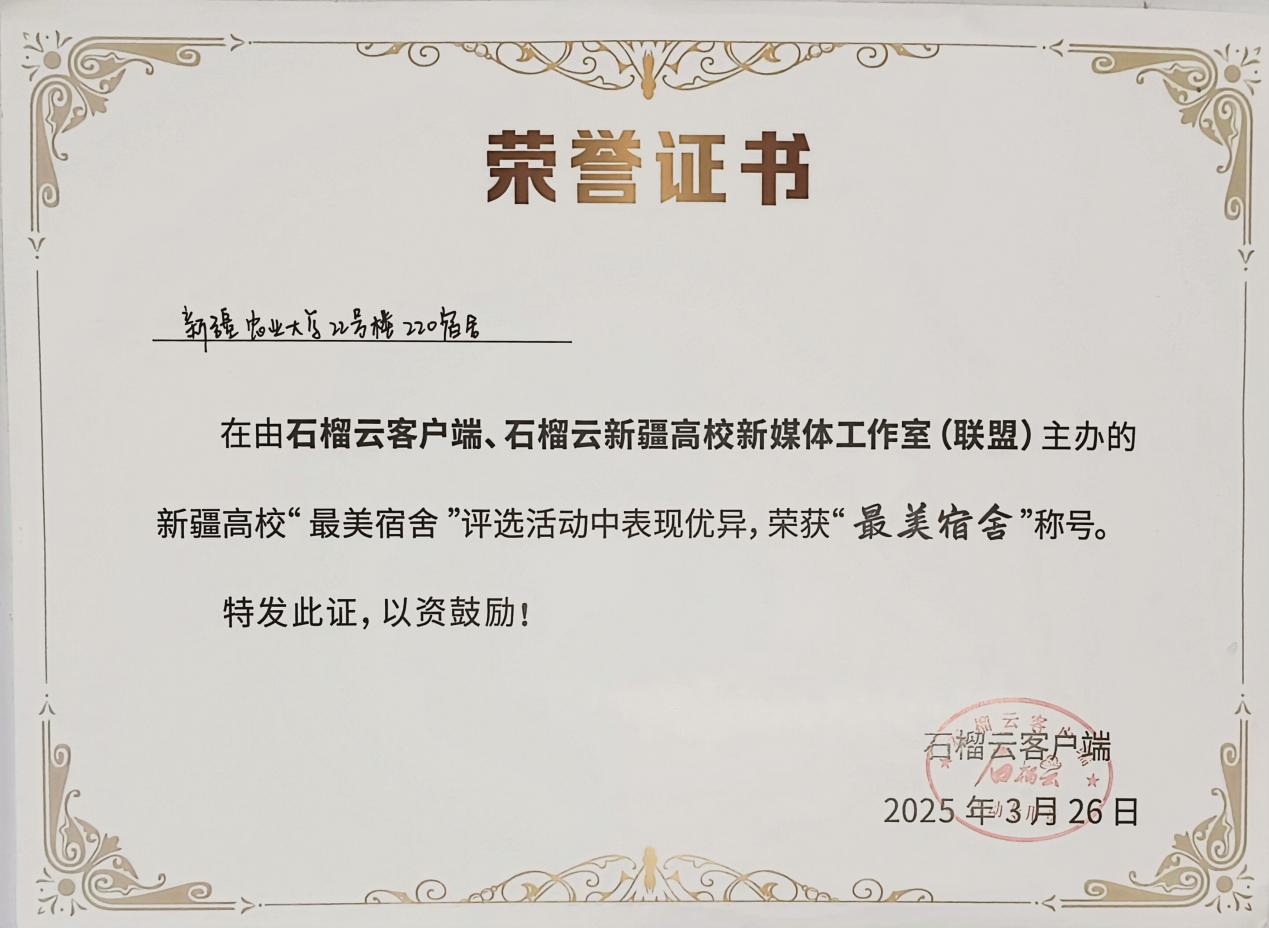 由自治区石榴云新疆高校新媒体工作室(